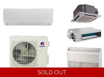 Gree 24000 BTU 23 SEER Hyper Mini Split Heat Pump Ductless Air Conditioner Single Zone 2 Ton